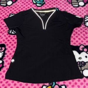 Black Scrub Women's Top